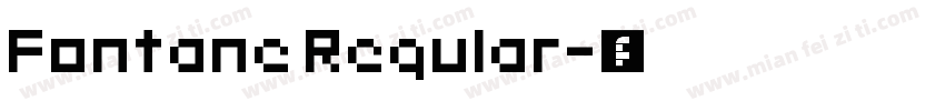 Fontane Regular字体转换